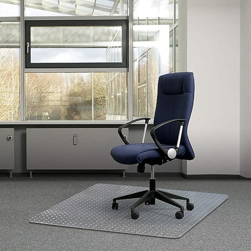 Kuyal Office Chair Mat for Carpets,Transparent Thick and Sturdy Floor