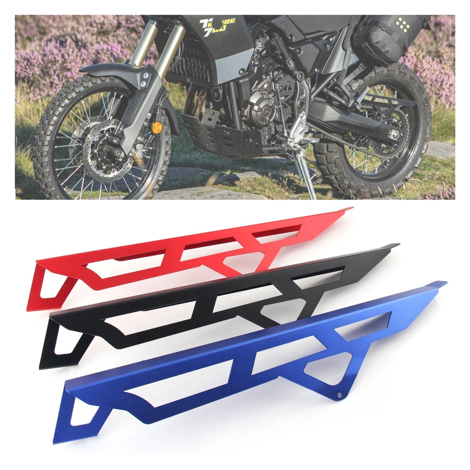 Für Ya&maha Tenere700 TENERE 700 XTZ XT 700 Z T700 T7 Rally 2019-2024 Motorrad Hinterradantrieb Kettenschutzabdeckung Schutz Kettenradabdeckung