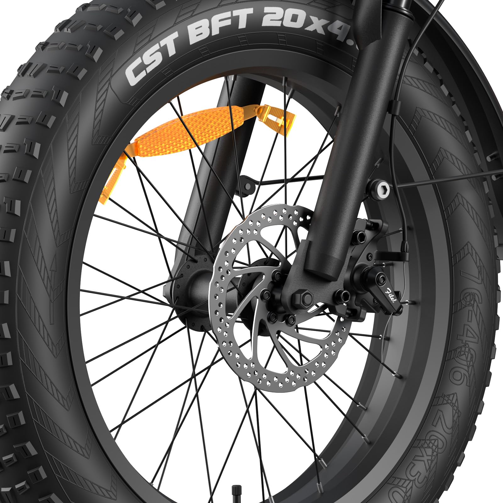 F20Max - Bicicletta elettrica pieghevole | Batteria da 48 V e 30 Ah, autonomia di 150 km, Motore brushless da 500 W，Freni a doppio disco，Pneumatici larghi 20*4,0