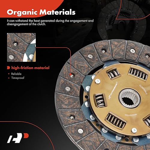 Miniatura 5 de A-Premium Juego de embrague de transmisión compatible con Ford Escape 2001-2004, Escort 1997-2003, Sonda 1993-1997 y Mazda 626 1993-2002, Tribute