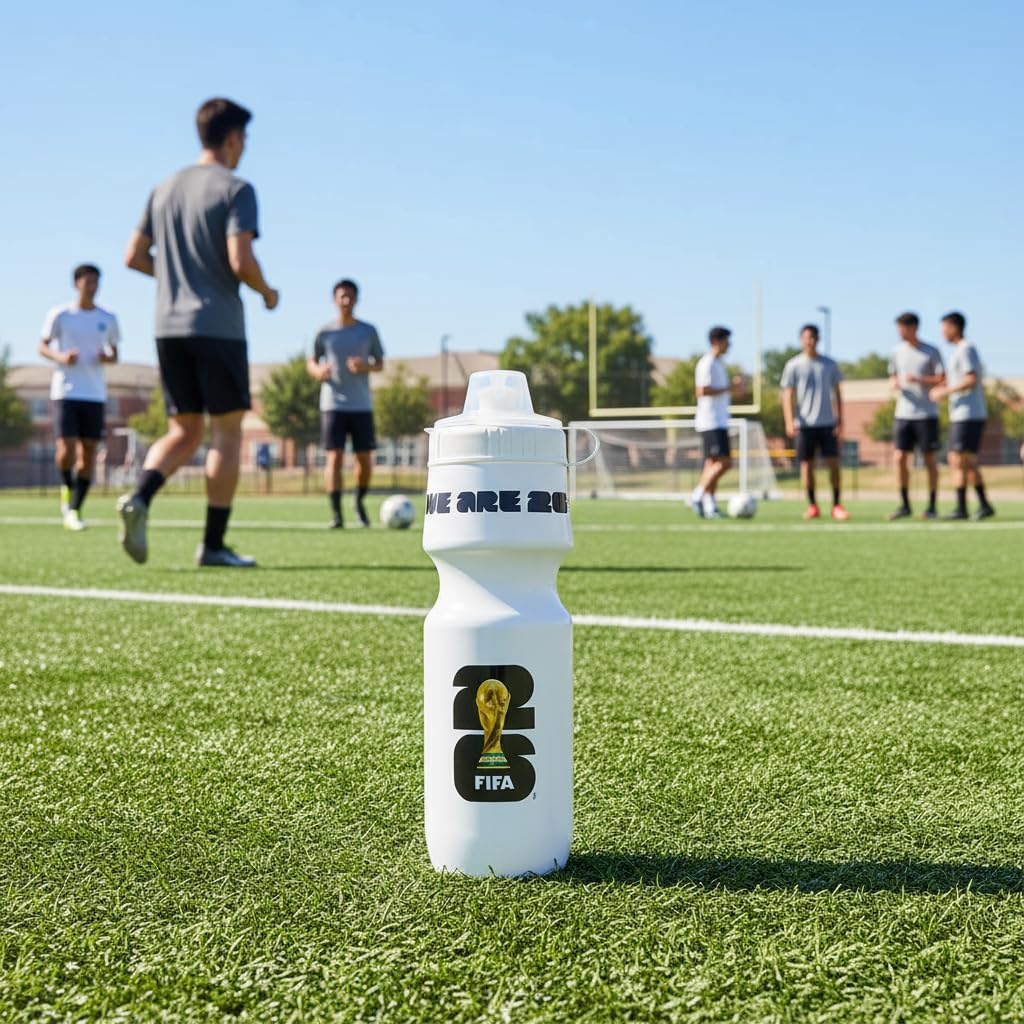 Official FIFA World Cup 2026 Edition 24oz Refillable Squeeze Water Bottle image 3