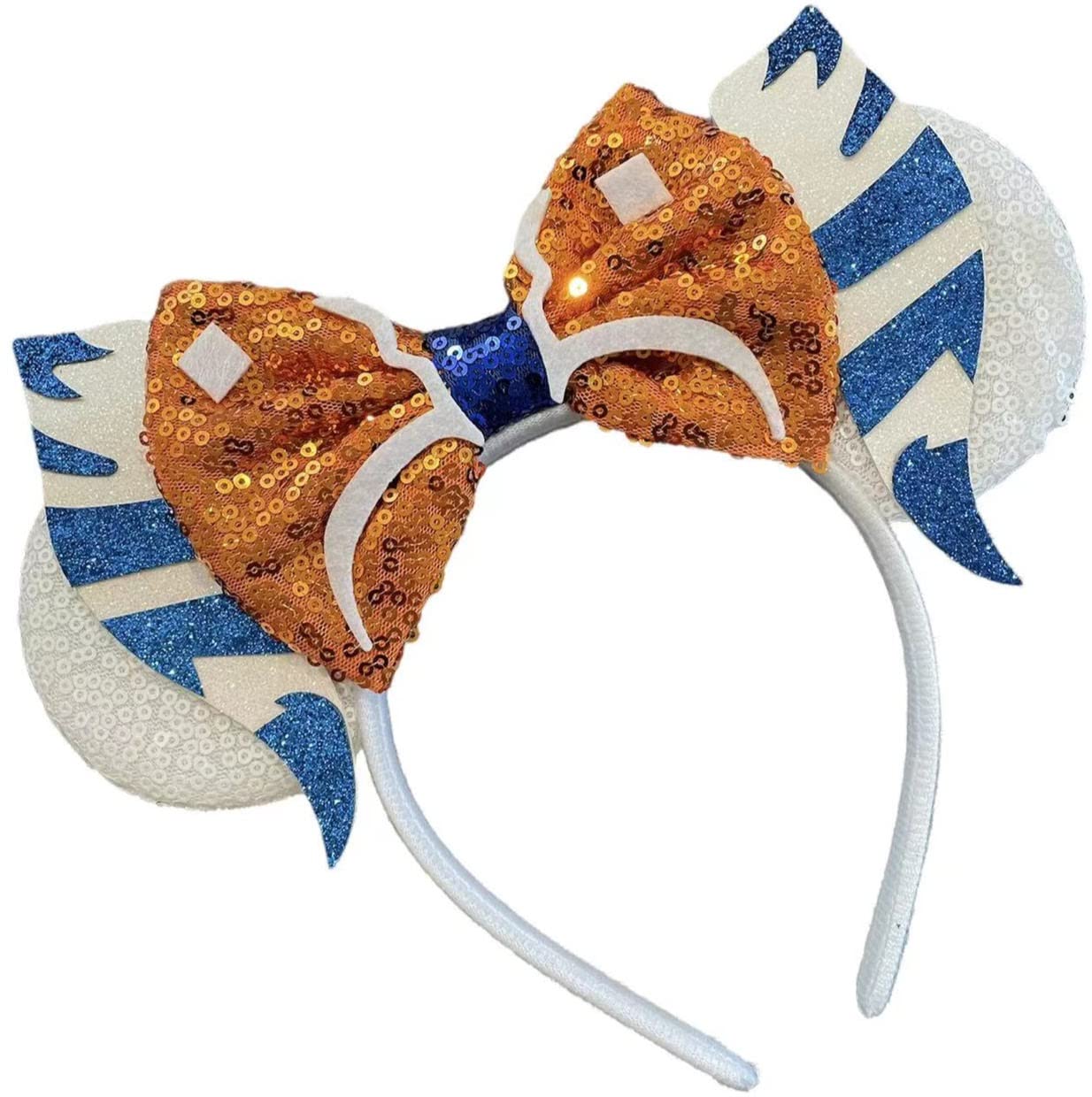 CLGIFT Jedi Minnie Ears, Black Mouse, Darth Storm Headband Costume, Mickey (Ahs)