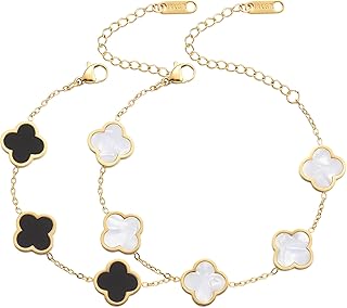 18K Gold Plated Clover Lucky Bracelet