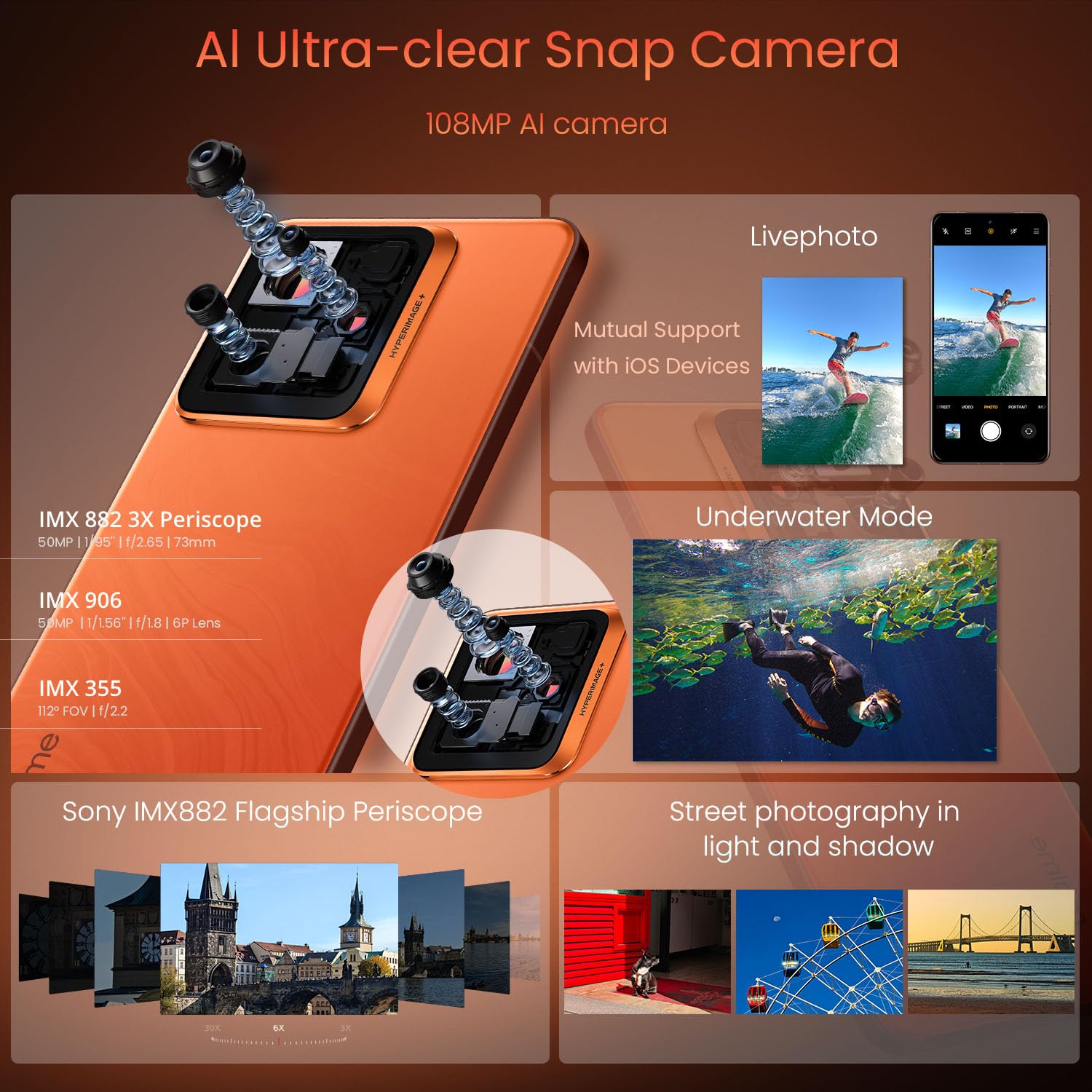 realme GT7 Pro 5G Smartphone 16+512 Mars Orange, 6.78 inch Screen