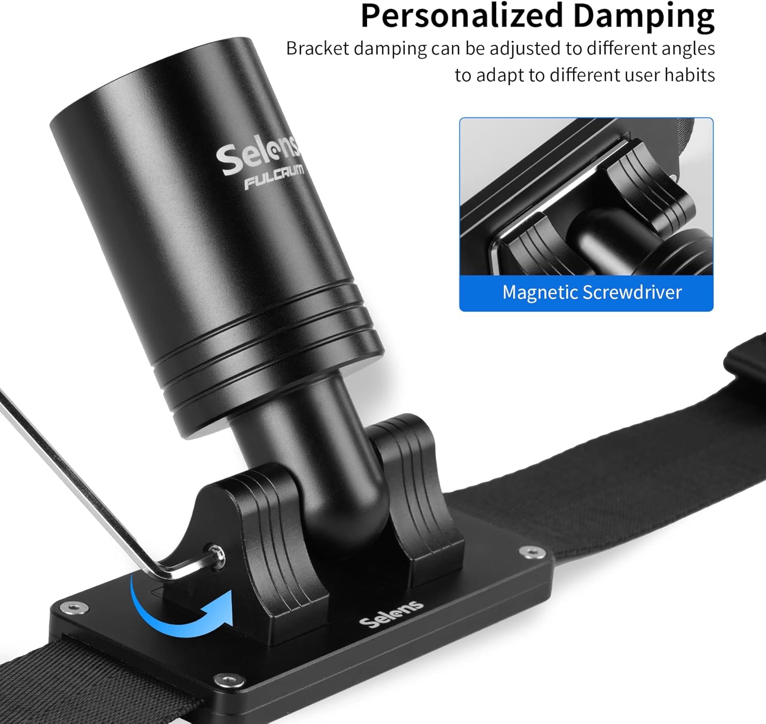 Selens Camera Gimbal Belt, Gimbal Stabilizer Weight Support Hip Belt Waist Mount for Long Standing Filming, Compatible with Ronin S DJI RS2/RSC2, Zhiyun Crane 2, Crane Plus, Moza Air 2, AirCross - Image 6