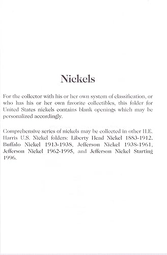 Miniatura 5 de Carpeta de monedas Harris - Carpeta llana de níquel - #8HRS2682 de H.E. Harris