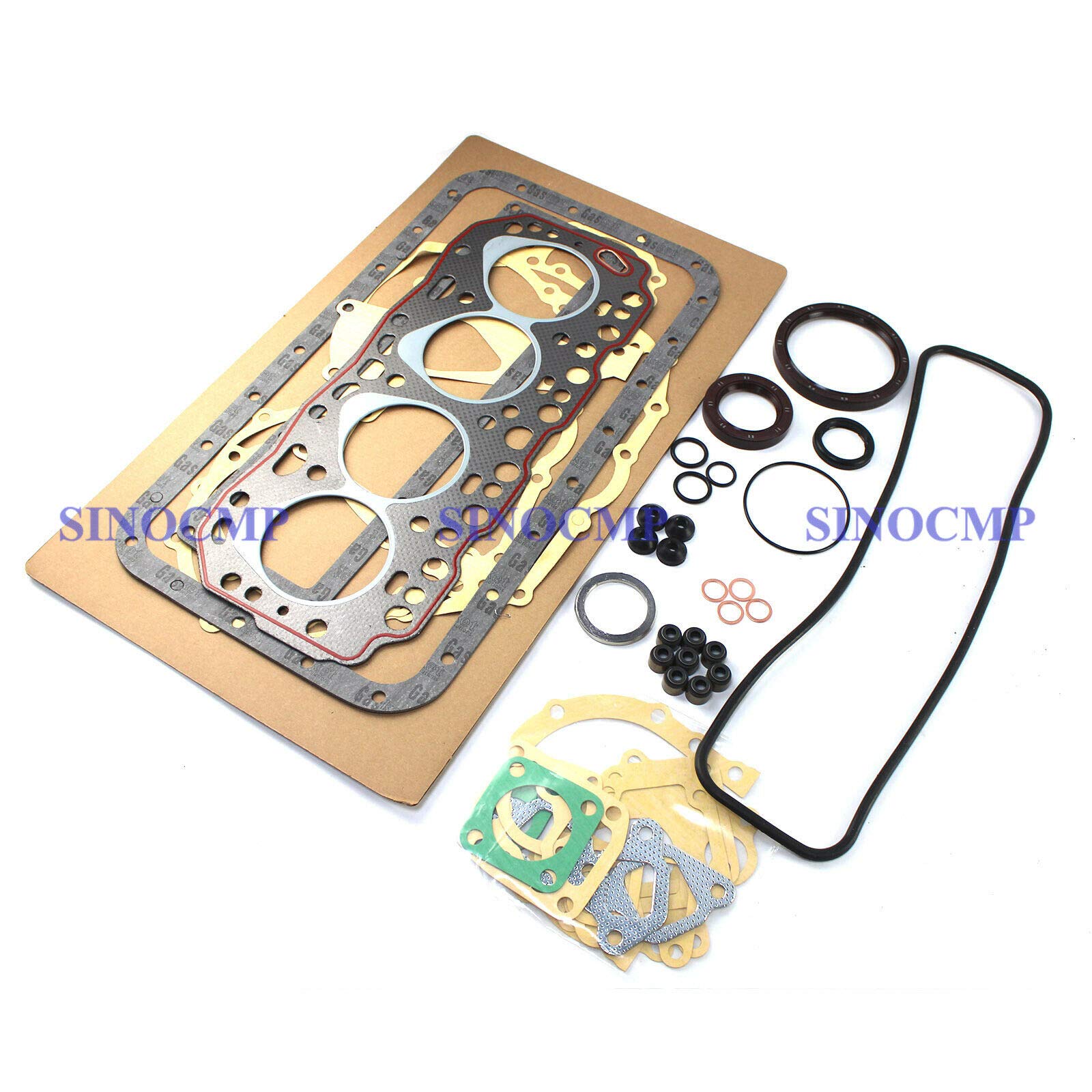 2J Kit guarnizioni motore - SINOCMP Escavatore Parti per Toyota Carrello Elevatore 04111-78112-71, 3 mesi di garanzia