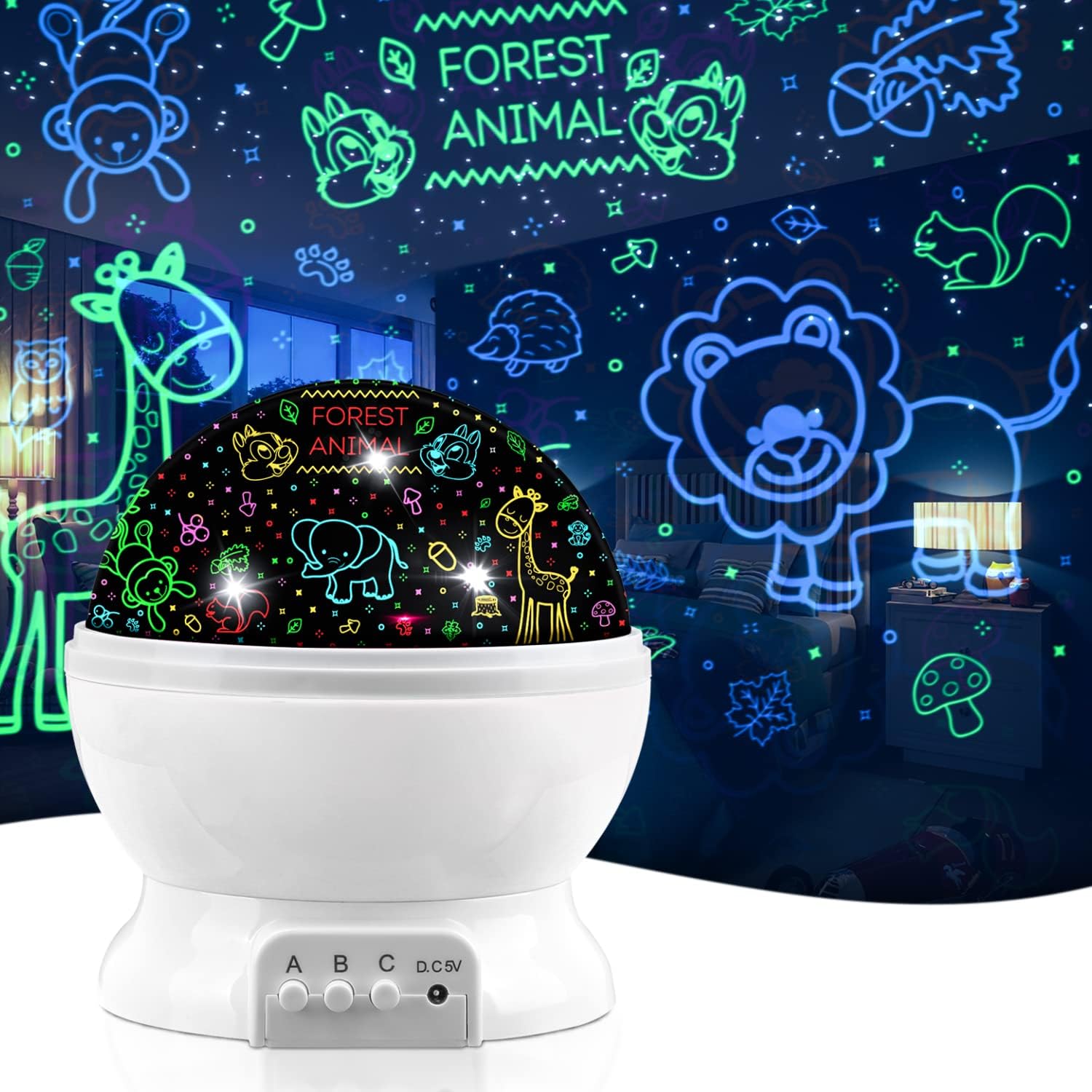 MOKOQI Night Light Projector for Kids Christmas Kuwait Ubuy