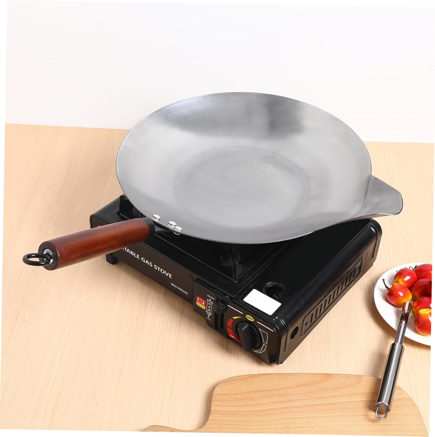 PRETYZOOM 2pounds Chocolate Melting Pot Non-stick Melting Pan for Home Commercial Use Iron Pot for Chocolate Cheese and Butter Ergonomic Handle for Easy Pouring