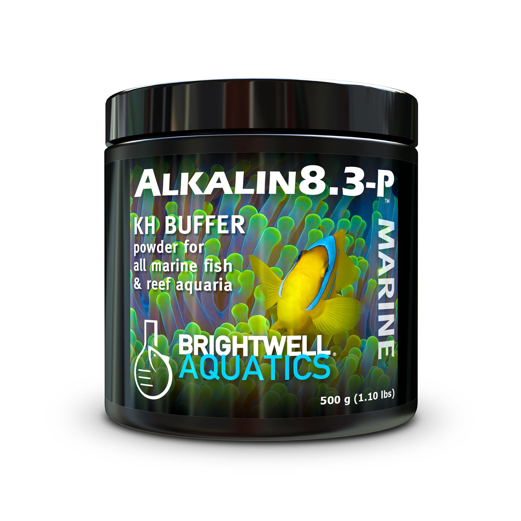 Brightwell Aquatics Alkalin8.3-P – Alkalisches KH Pufferpulver für alle Meeres- und Riffaquarien, 500 g (ALKP500)