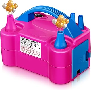 Electric Balloon Pump, 600W Professional Balloon Inflator wi