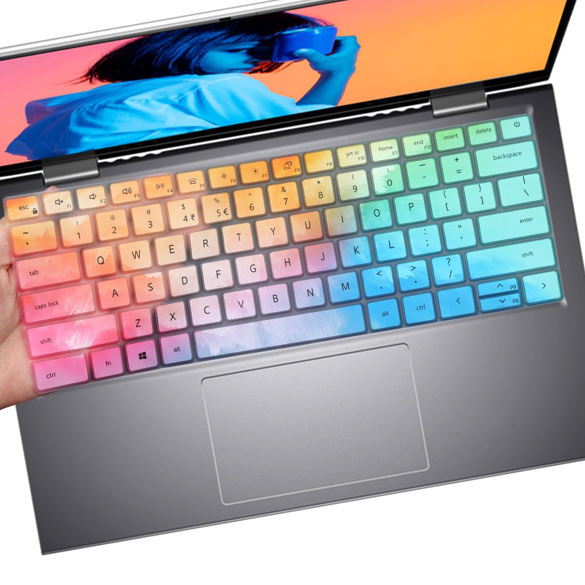 Keyboard Cover for 14" Dell Inspiron 14 5410 5415 5418 5420 5425 5430 7415 7420 7425 7430/13.3" Inspiron 13 5310 5320/16" Inspiron 16 5635 5630 5620