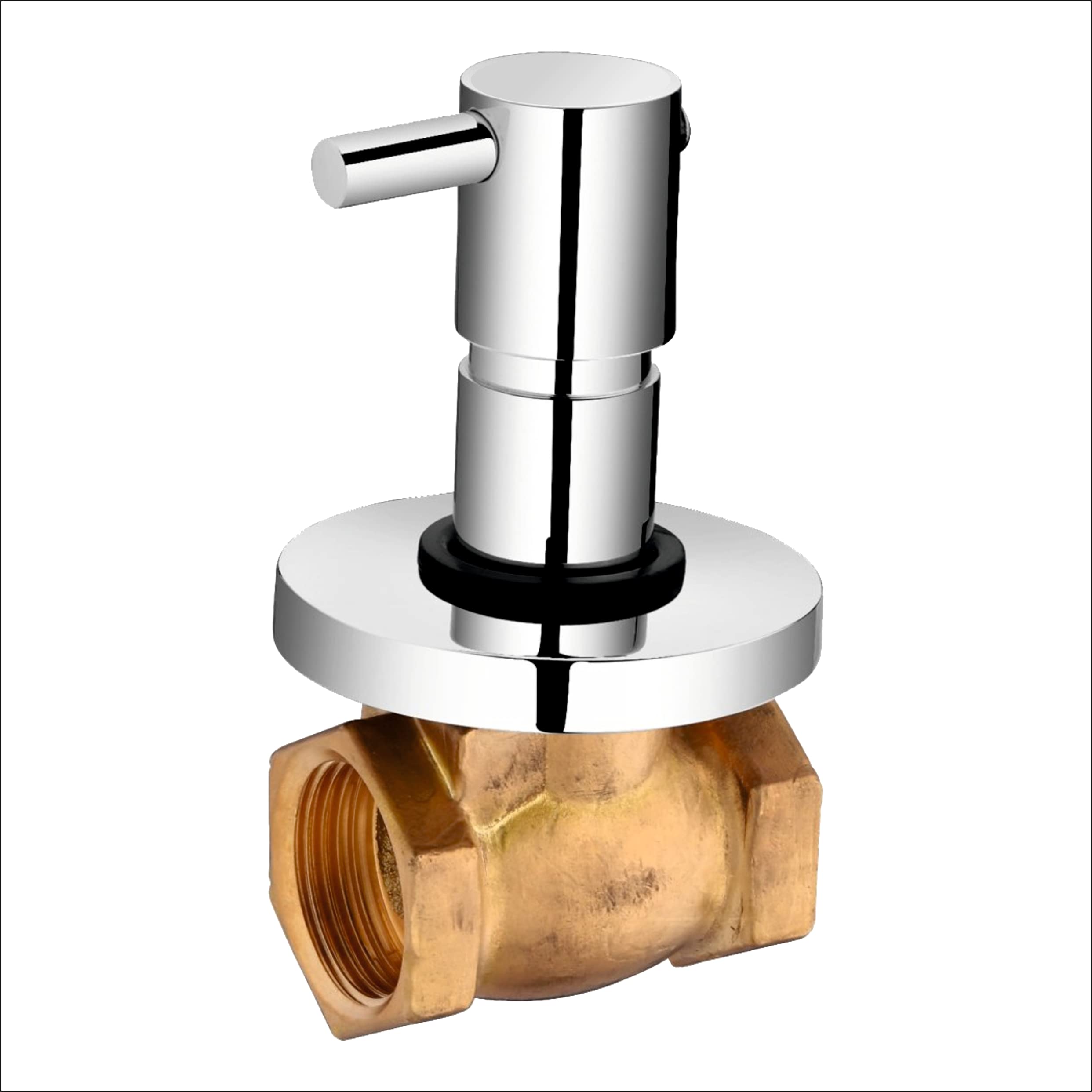 JABON BAGNO Brass Concealed Stop Cock 20mm Forged Body with Flange and Taflon Tape Chrome (B0CH7XZXPM) Amazon Price History, Amazon Price Tracker