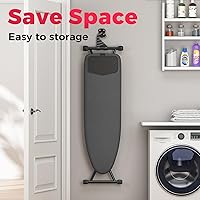 Vista 7 de APEXCHASER Tabla de planchar, tabla de planchar compacta con alfombrilla de silicona, tabla de planchar plegable con cubierta resistente al calor, 7