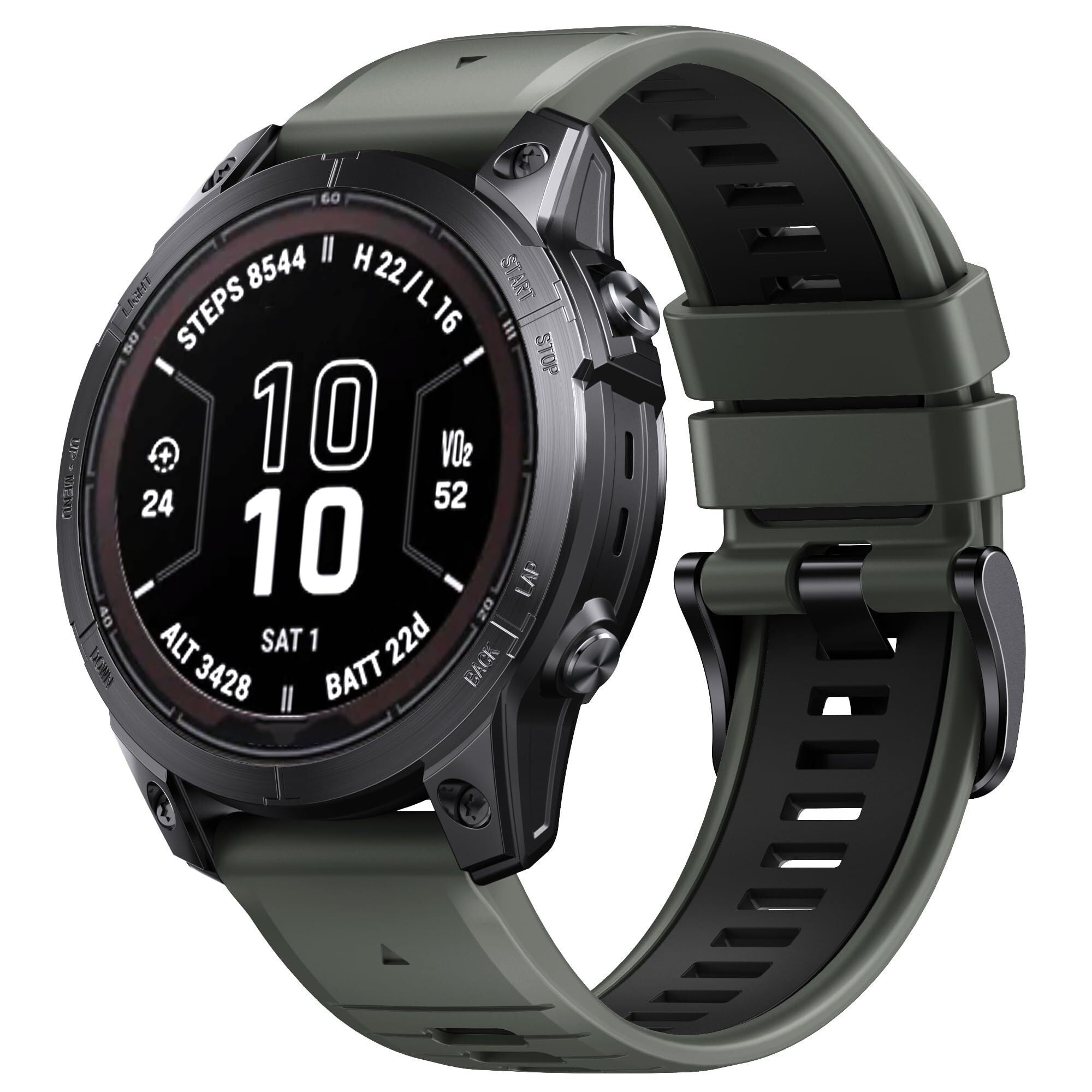 Bracelet Fenix 7 en silicone de 22mm de largeur finition premium - 6