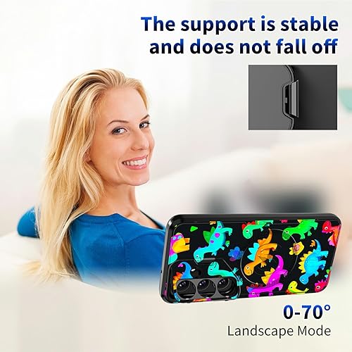 Miniatura 7 de Funda de metal para Samsung S24 5GGalaxy S25 5G de 6.2 pulgadas con cubierta para lente de cámara, soporte de cámara integrado, protección de cuerpo