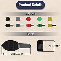 Vista 7 de 5 Piezas de Férulas para Dedo Gatillo: Kit de Soporte de Férula de Dedo con 5 Correas Individuales, Enderezador de Dedos para Dedo 5 piezas