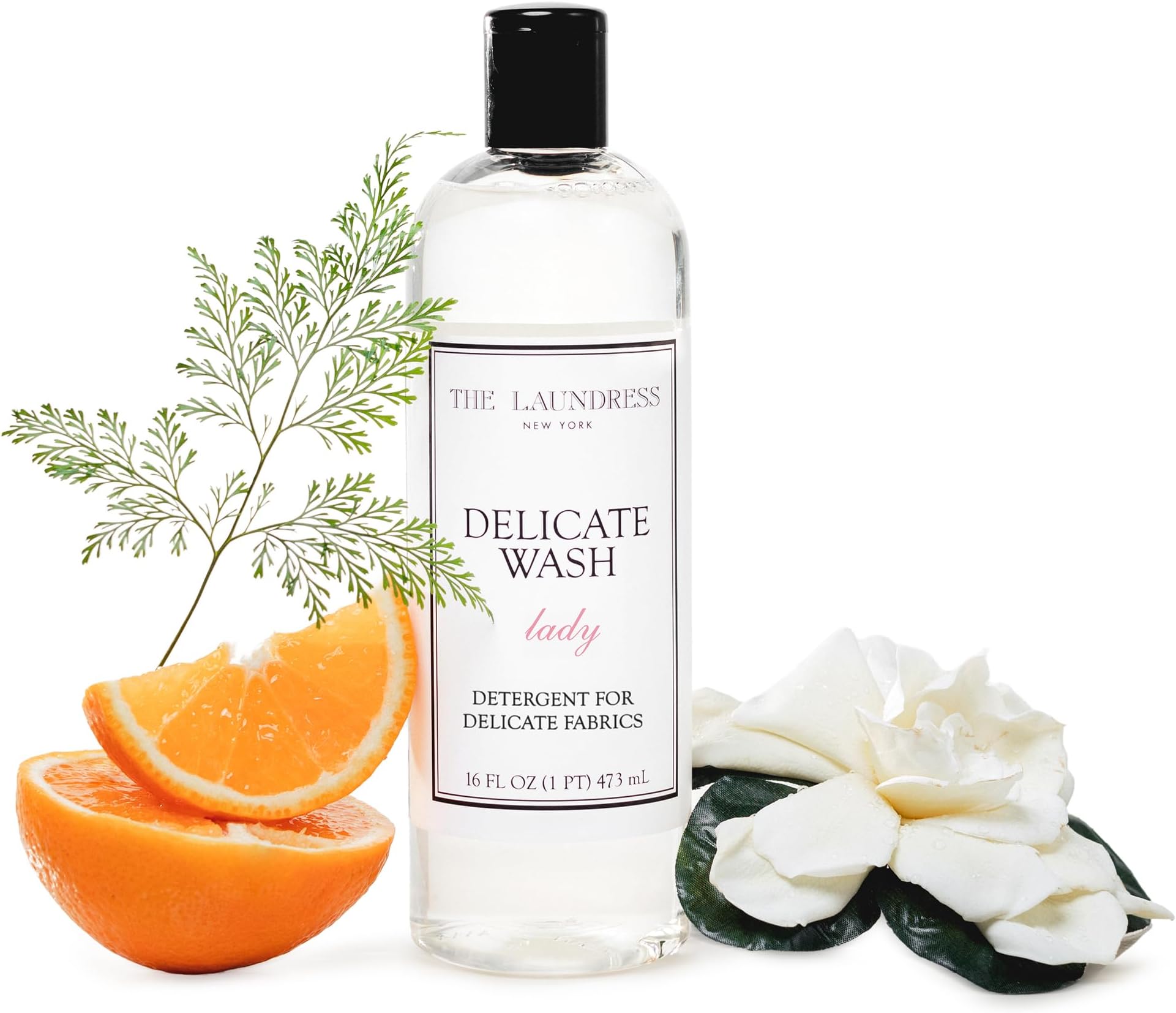 Delicate Wash Luxury Liquid Laundry Detergent, 31 Loads, Concentrated Washing Detergent, Lady Scent, Enzyme-Free Hand or Machine Wash Laundry Soap for Silk, Lingerie & More