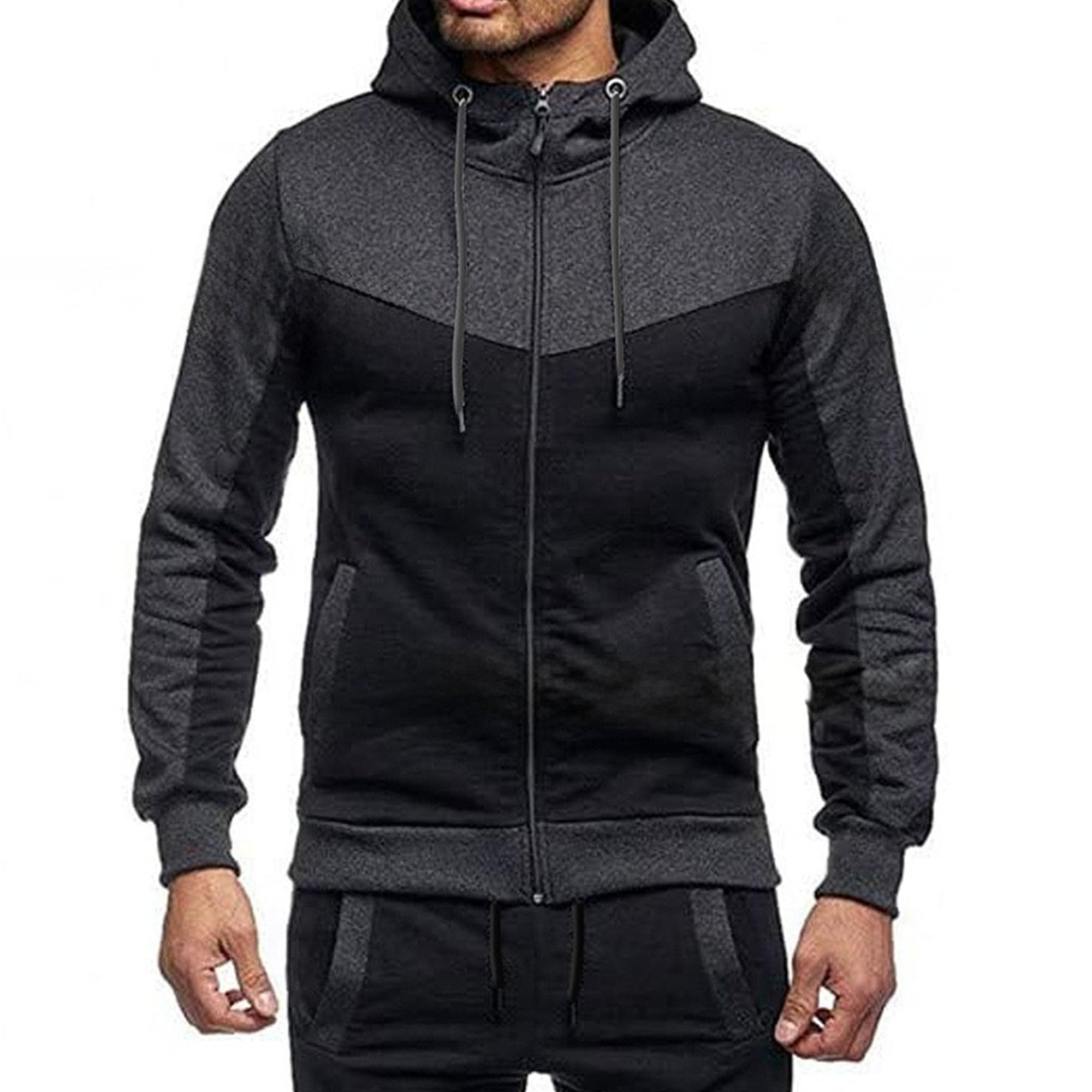 Tuta da uomo, 2 pezzi, con coulisse in vita, tuta da jogging