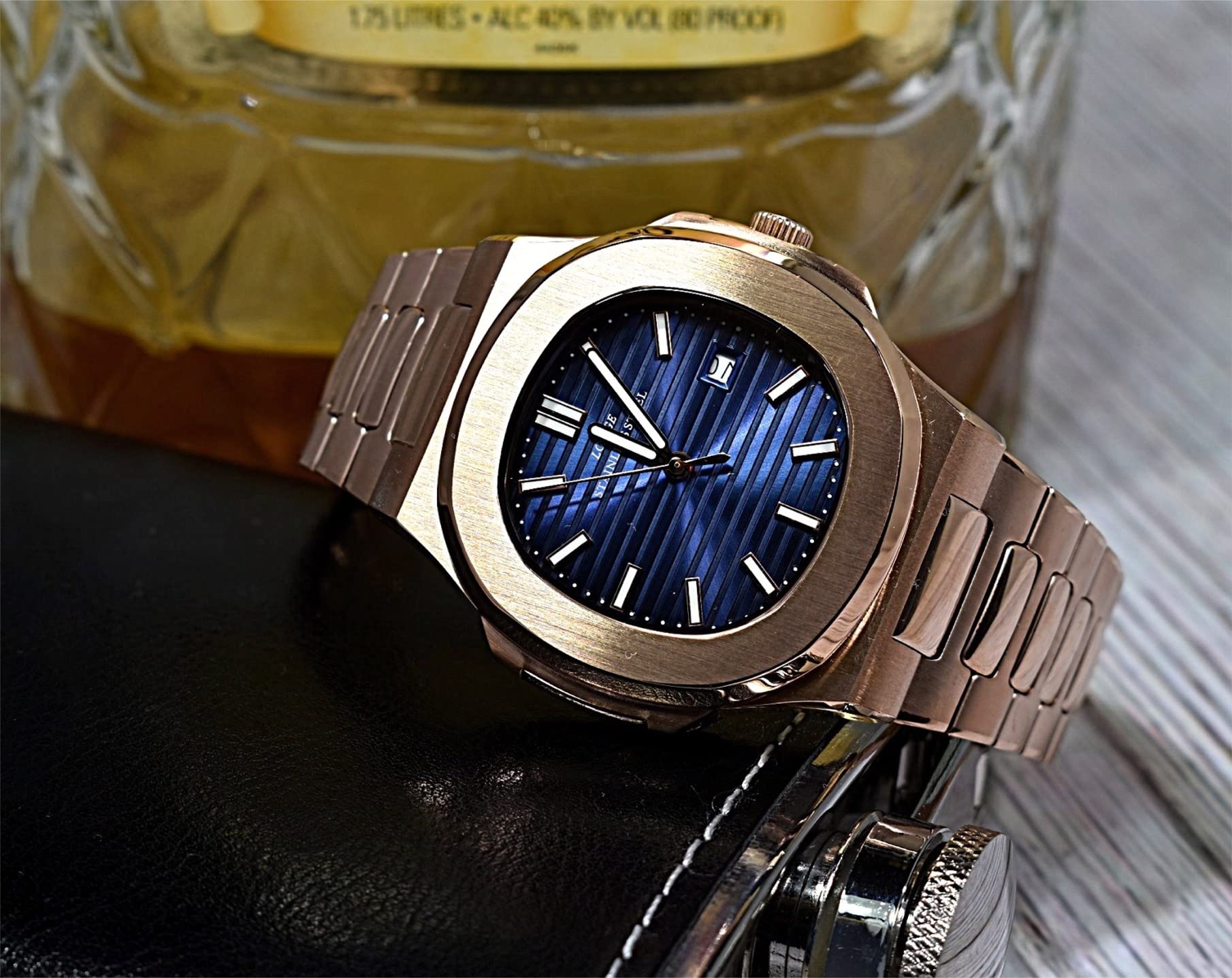 Mens Lgxige 2019 Quartz Luxury Watches Men Rose Gold Stainless