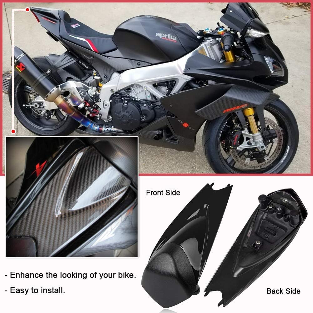 A-prilia RSV4 1000 1100 RS125 RS4 50 125S4 125 2009–2020 Motorrad-Heck-Beifahrer-Soziussitzverkleidung Schwarz