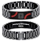 KLIFOWDY Easter Basket Stuffers-Baseball Gifts for Men Boys Coach Team Kids Player Baseball Bracelet Party Favors Accessories Religious Christian Bible Adjustable Stainless Steel Jewelry Gifts