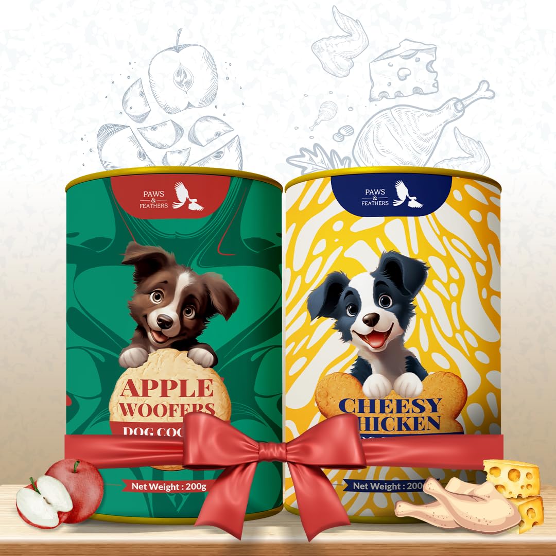 See full amazon price history chart for Paws and Feathers Gourmet Cheesy Chicken and Apple Woofers Dog Treats | Irresistible Canine Delight | Pack of 2 | Each 200 Grams Paws and Feathers Gourmet Cheesy Chicken and Apple Woofers Dog Treats | Irresistible Canine Delight | Pack of 2 | Each 200 Grams (B0D54F5N2T) Amazon Price History, Amazon Price Tracker