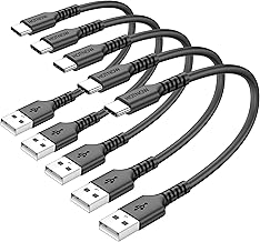 HOTNOW Câble USB C 15cm 5 pièces, câble de chargeur USB C court, compatible avec iPhone 15/16, alimentation mobile et périphériques USB type C