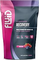 Vista 9 de Fluid Recovery, mezcla de bebida después del entrenamiento, proteína de guisante, L-glutamina, carbohidratos, todos los ingredientes naturales, sin