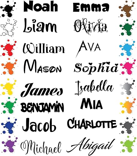 Miniatura 3 de Calcomanía personalizada con nombre de palabra, calcomanías personalizadas con nombre de fuente, compatibles con Yeti RTIC Tumbler Cup, portátil,