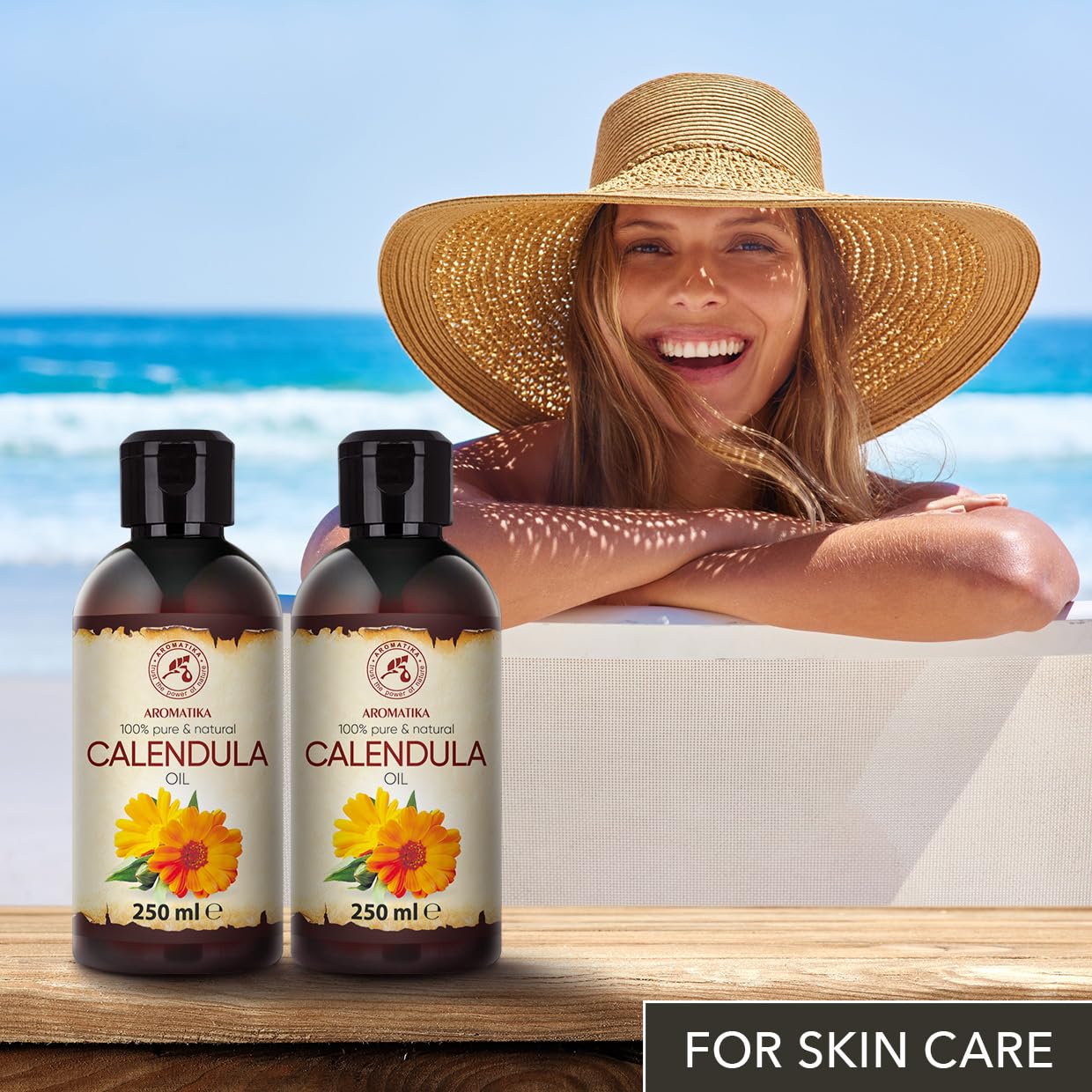 Huile de Calendula 2x250ml - Calendula Officinalis - Huile de Base Corporelle