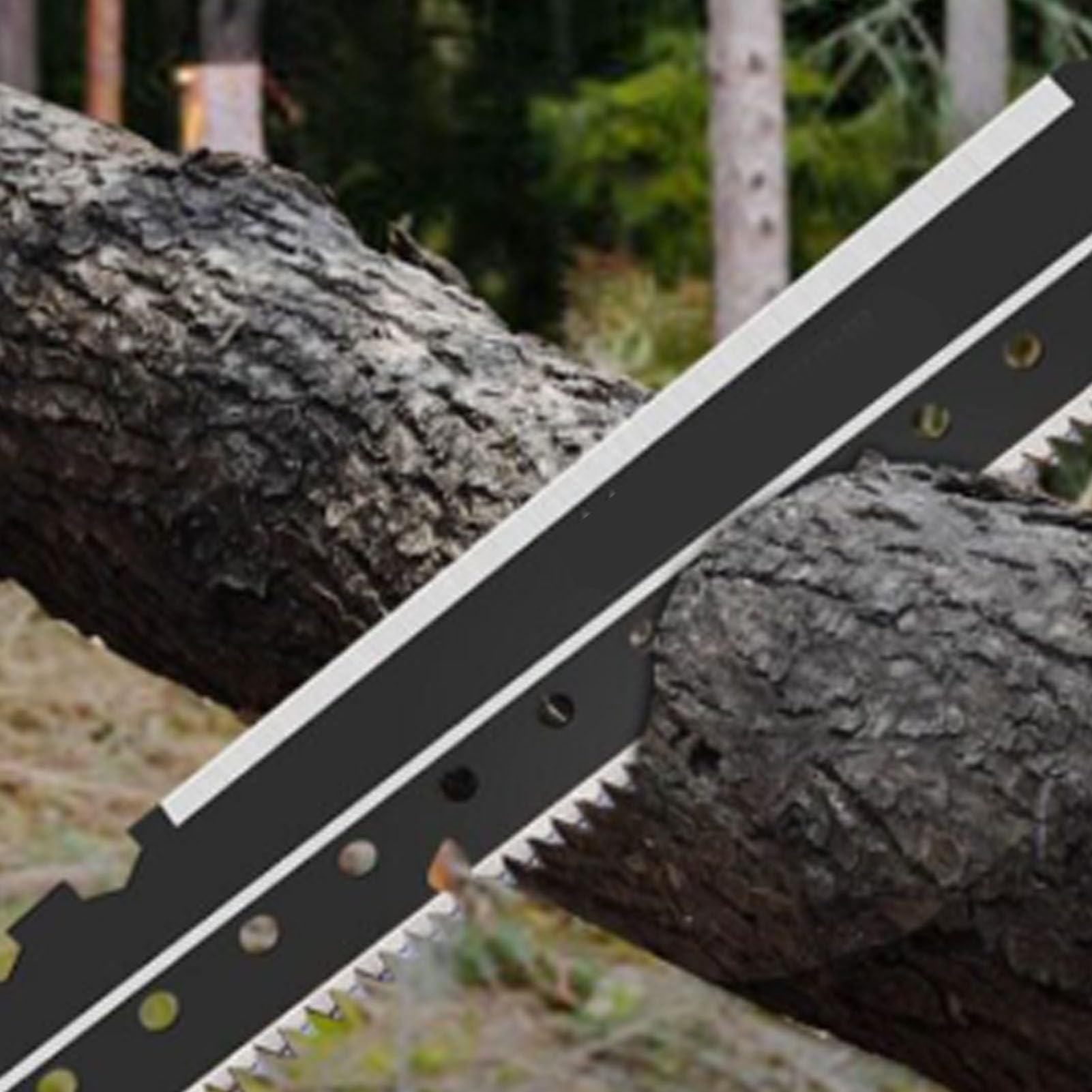 Cocoarm Sierra de Mano para Podar, Sierra Larga de Acero SK5 con Funda de Cuero, Hoja de 30,5 Pulgadas para Podar árboles, Acampar, Jardinería Al Aire Libre, de Madera de Haya, Correa para el Hombro