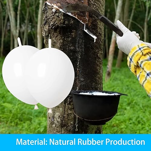 Miniatura 5 de Globos de látex blanco de 10 pulgadas, 80 unidades, para cumpleaños, Halloween, Navidad, fiestas y festivales