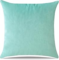 Vista 9 de Artscope Fundas de Almohada de Terciopelo de Lujo Fundas de Almohadas Cuadradas Decorativas Fundas de Cojines Suaves Sólidas para Sofá de Sala Sofá