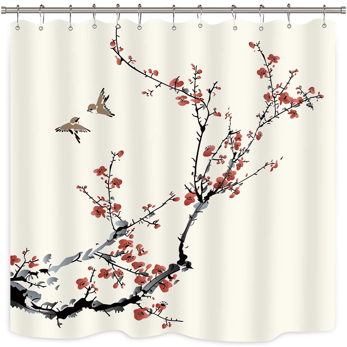 Cherry Blossom Shower Curtains Curtains & Drapes 2023