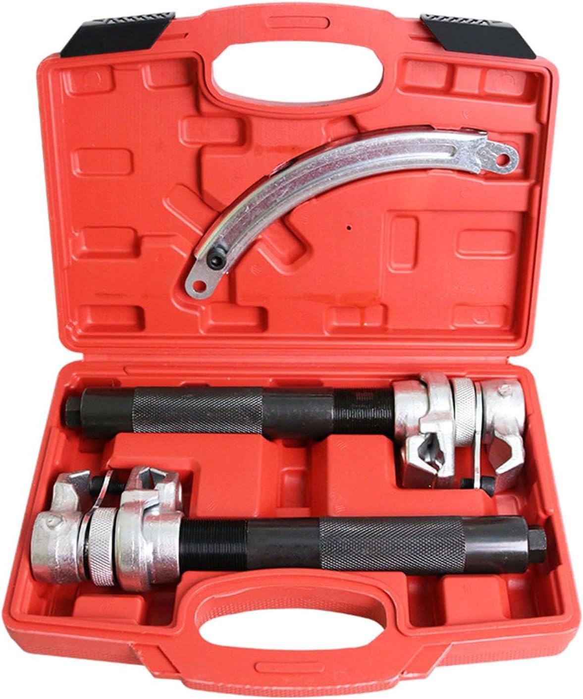 Automotive Coil Spring Compressor Tool with Secure Jaws for Replacement Easily Install Accessories Sturdy, Standard Version