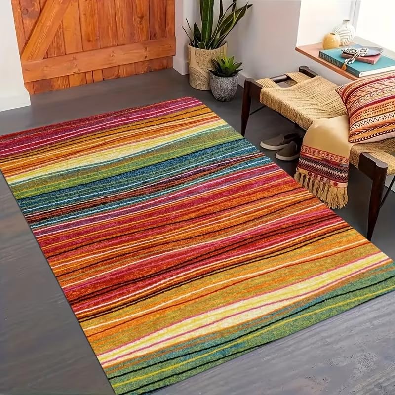 Tapis en flanelle absorbant et doux pour salle de bain et cuisine