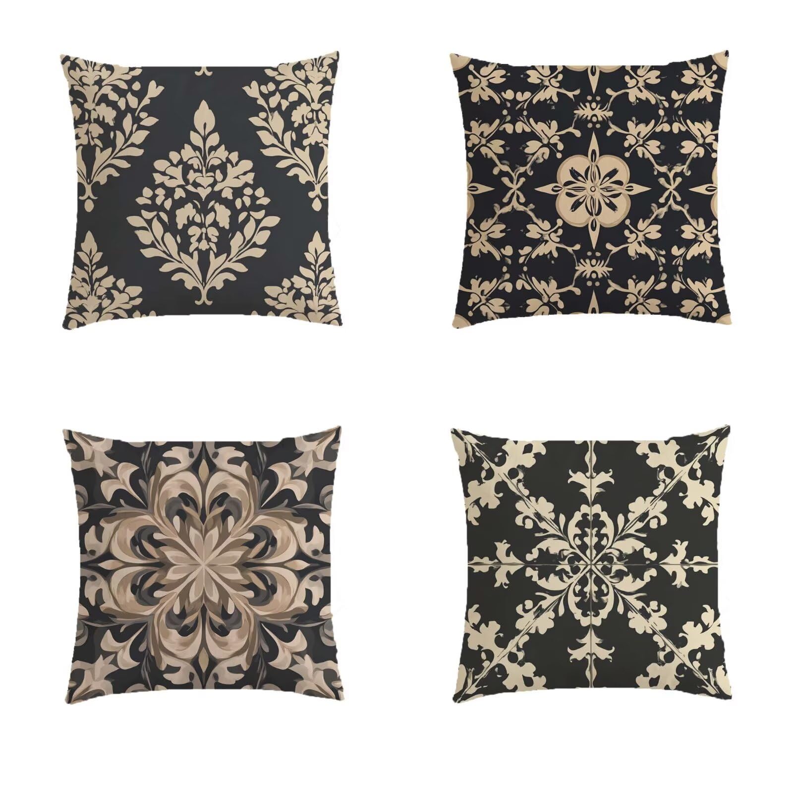 Housse de coussin 70x70 pour sublimer votre salon de jardin extérieur bohème