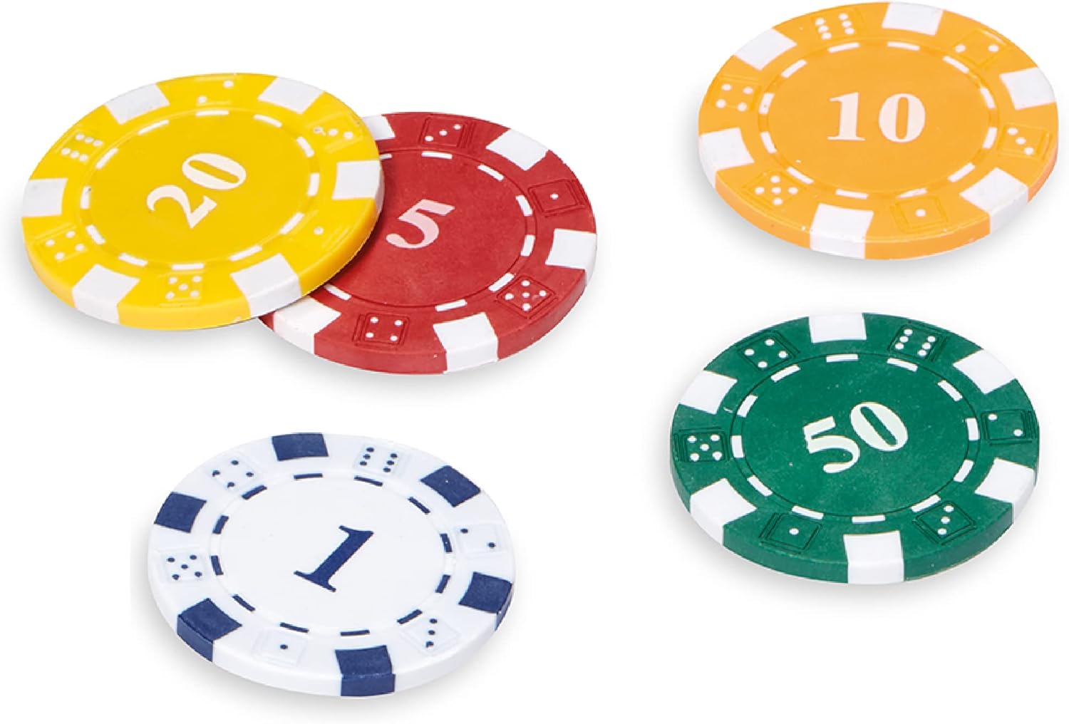 Dal - Box 125 Chips with Value Gr. 11,5 Toy, 3480