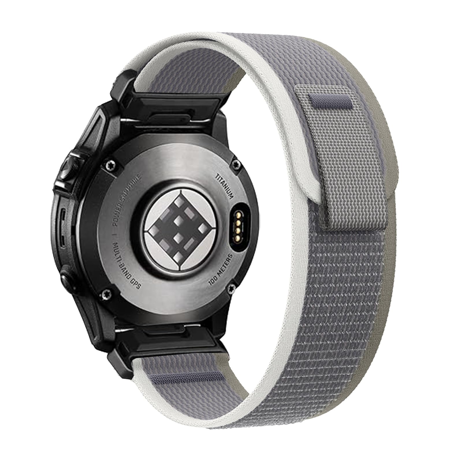 EKINGEEK 26mm Quickfit Watch Strap for Garmin Fenix 8 51mm, Fenix 7x, Fenix 6x, Fenix 5x, Epix Pro Gen 2 51mm, Tactix 7 – Soft Nylon Hook & Loop Replacement Strap — image 1