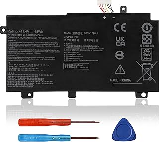 Tcudol 48Wh B31N1726 Battery for Asus TUF Gaming FX504 FX504G FX504GD FX504GE FX504GM FX505 FX505D FX505G FX505DT FX505DV FX505DU FX505DY FX505GT FX505GE FX505GD FX505GM 11.4V 48Wh - [Short Cable]