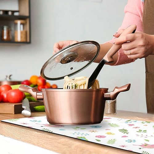 Miniatura 6 de Spring Birds Flowers Leafs Trivets for Hot Pots and Pans, Heat Resistant Table Pad and Outdoor Table Runner Waterproof for Hot Pads Cooking 39.40" X