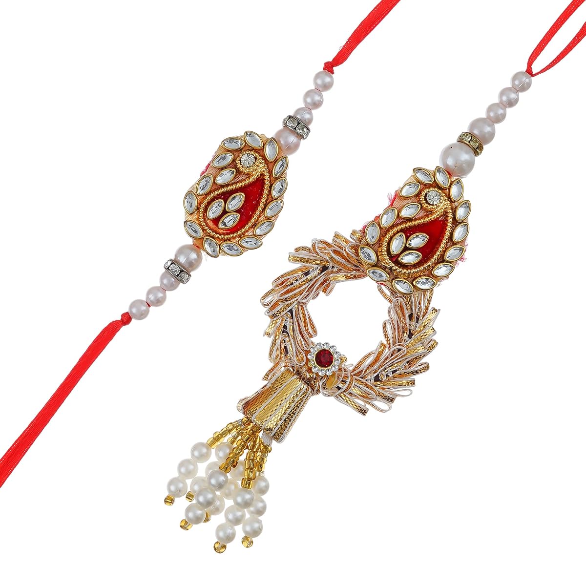 Ingo creation rakhi for brother and bhabhi/lumba rakhi for bhabhi