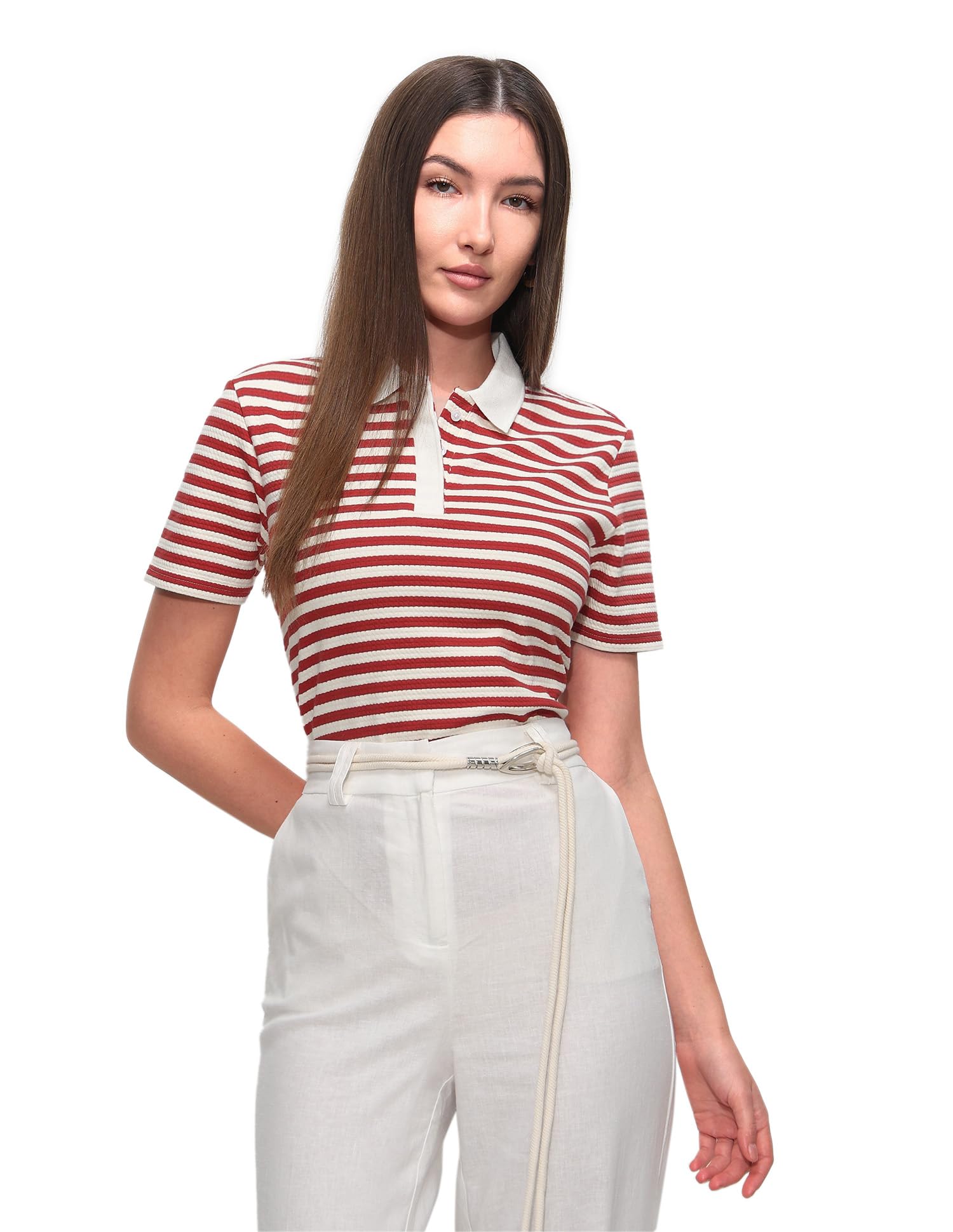 u.s. polo assn. Striped Textured Polo Shirt-picture-19