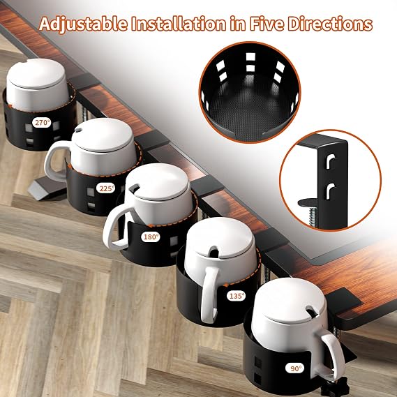 2 Pack Desk Cup Holder