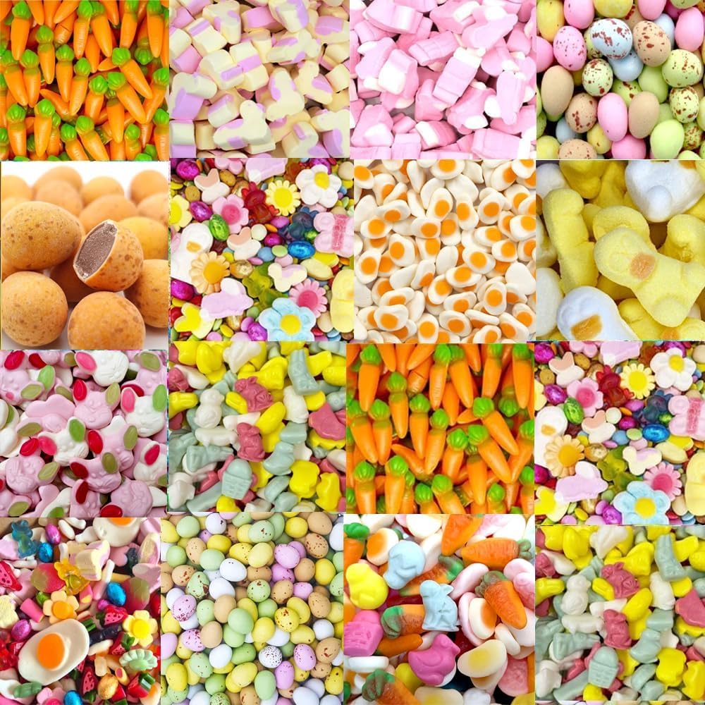 Pick n Mix Easter Random Mixed Sweets - Assorted Mixed Easter Sweets - Perfect For Party Bag Fillers,Egg Hunts (3000g)
