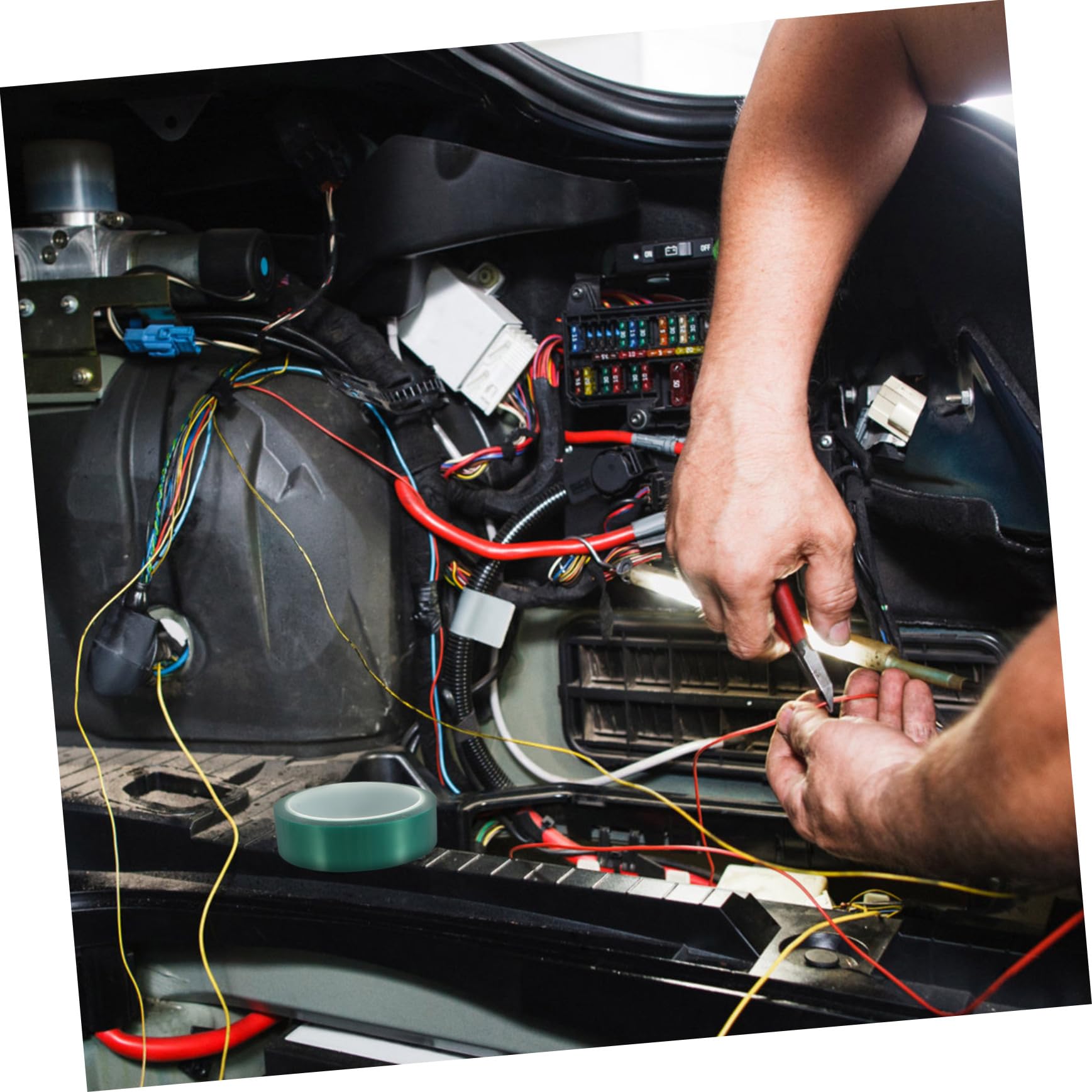 Alipis 2 Sätze Hitzebeständiges Isolierband Für Elektronische Komponenten Hohe Temperaturbeständigkeit Starke Haftung Für Kabelisolierung Und Wärmeübertragung 4 Rollen * 2