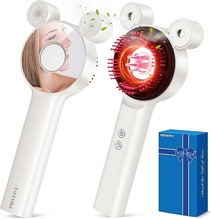 THSTPA Upgraded 4 in 1 Electric Scalp Massager with Red