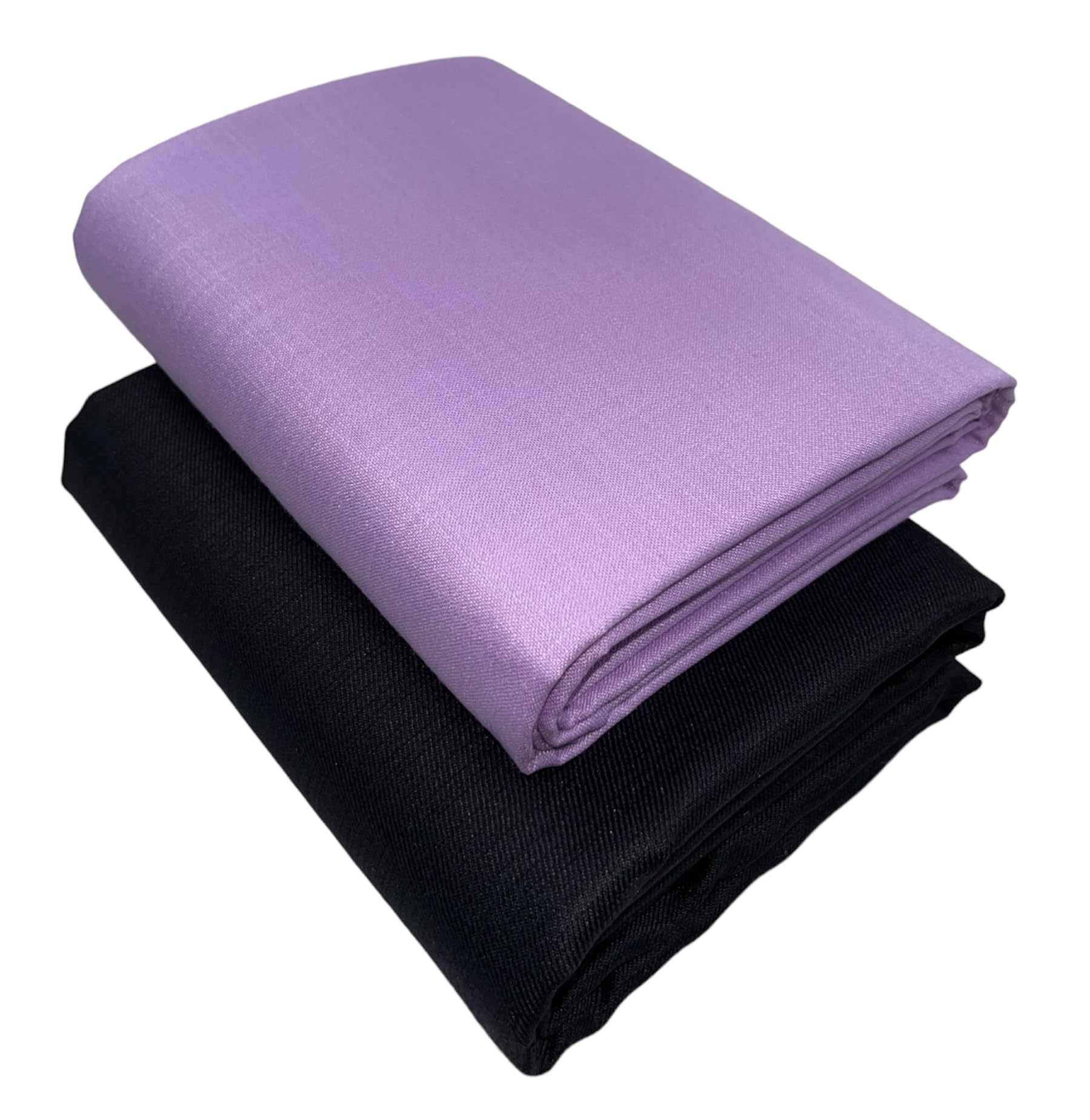 JHABAK'S Untitched Shirt and Trouser Fabric - Cotton Blend Material - 2.25m Shirt Cloth - 1.20m Pant Piece (Iris Purple Shirt & Navy Blue Trousers)-image-3