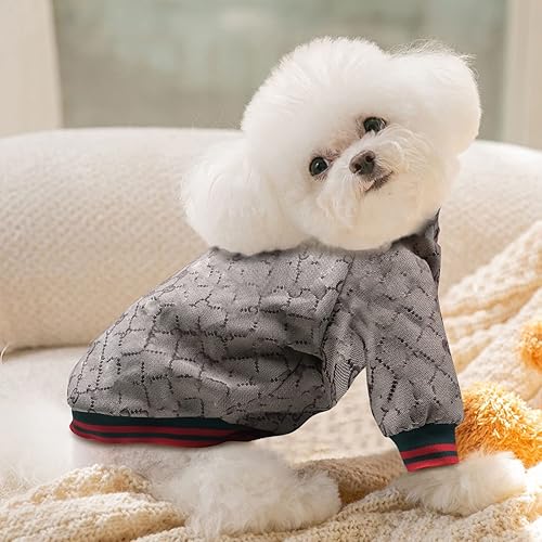 Miniatura 2 de Sudaderas con capucha para perro abrigos de invierno clásicos de diseñador para perro abrigos de lujo para perros pequeños abrigos cálidos para